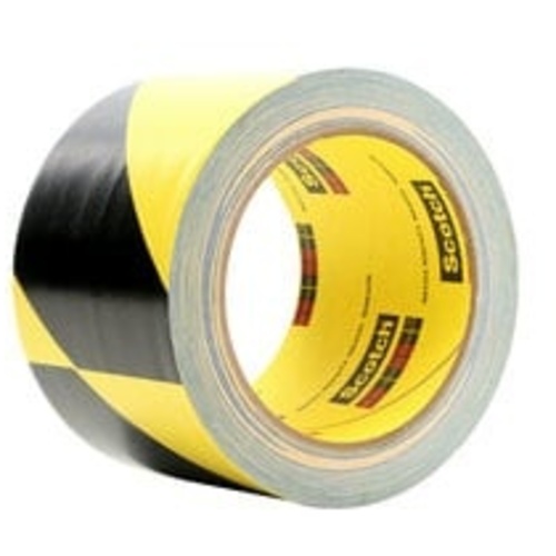 3M Safety Stripe Vinyl Tape 5702 Black/Yellow 4″ × 36 yd 5.4 mil