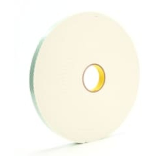 3M Double Coated Urethane Foam Tape 4008 Off White 1″ × 36 yd 125mil