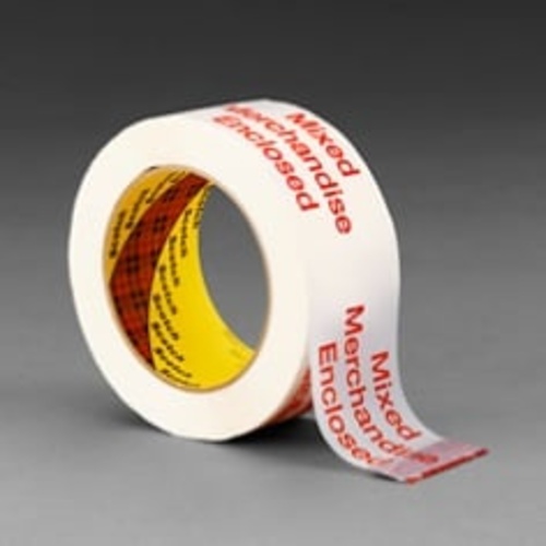 Scotch Printed Message Box Sealing Tape 3775 White 48 mm × 100 m