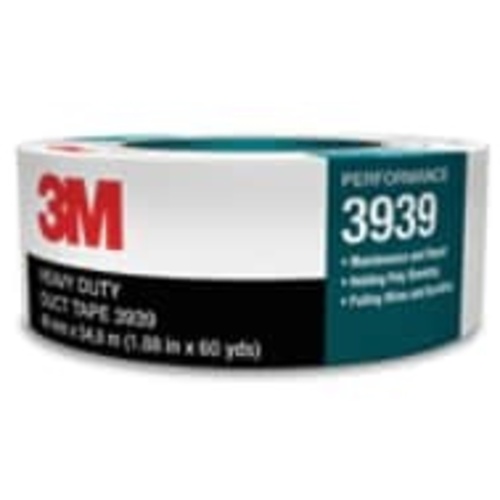 3M Heavy Duty Duct Tape 3939 Silver 24 mm × 54.8 m 9.0 mil