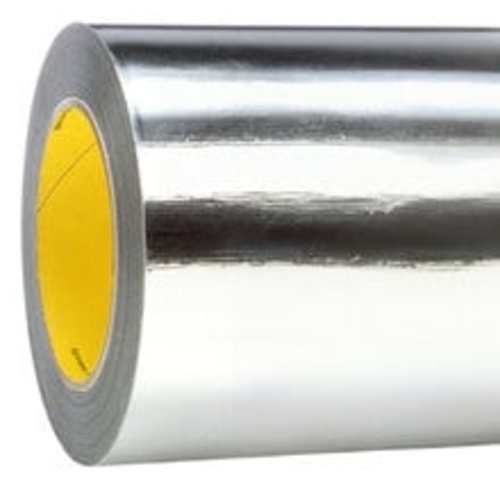 3M High Temperature Aluminum Foil Tape 433L Silver 23″ × 60 yd 3.5 mil