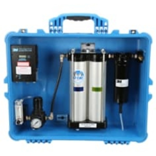 ‎3M Portable Compressed Air Filter and Regulator Panel 256-02-01 100 cfm 8 outlets with Carbon Monoxide Monitor