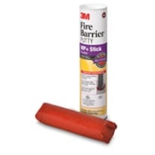 3M Fire Barrier Moldable Putty Stix MP+ Red 1.45″ × 6″