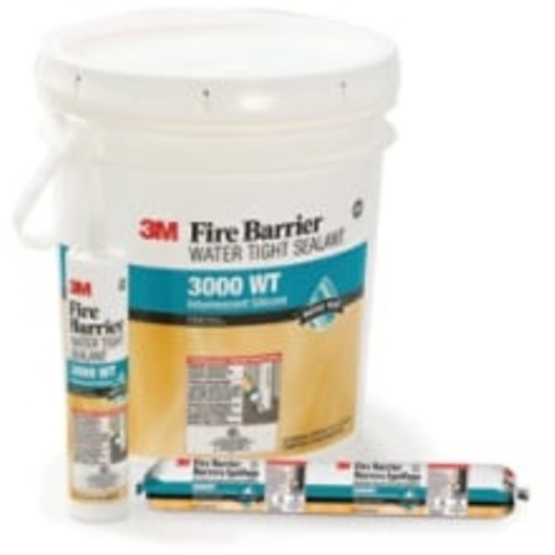 3M Fire Barrier Water Tight Sealant 3000 WT Gray 20 fl oz Sausage Pack