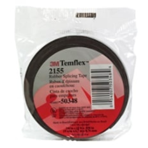3M Temflex Rubber Splicing Tape 2155 3/4″ × 22 ft Black