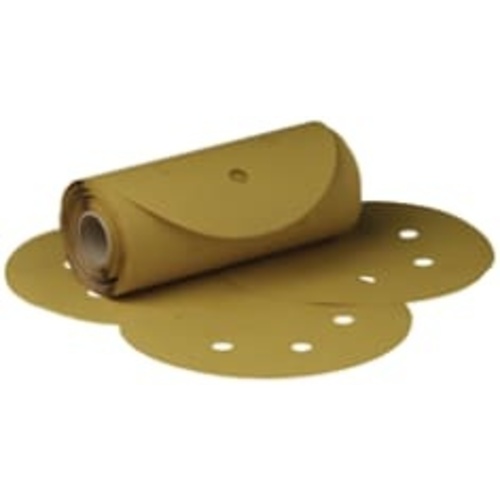 3M™ Stikit™ Gold Film Disc Roll Dust Free, 01375, 6 in, P320, 125 discs
per roll, 4 rolls per case