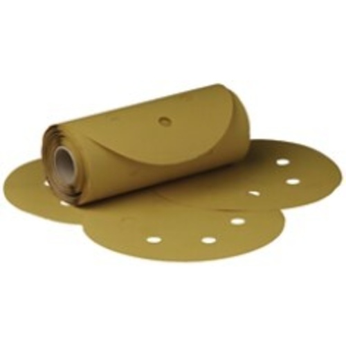 3M™ Stikit™ Gold Film Disc Roll Dust Free, 01379, 6 in, P180, 125 discs
per roll, 4 rolls per case
