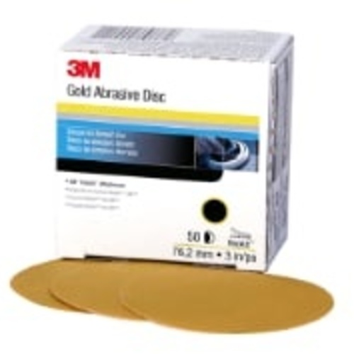 3M™ Hookit™ Gold Disc, 00920, 3 in, P100, 50 discs per carton, 4 cartons
per case