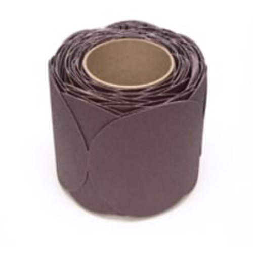 3M™ Stikit™ Cloth Disc Roll 341D, P100 X-weight, 5 in x NH, Die 500X,
100 discs/roll, 4 rolls/Case