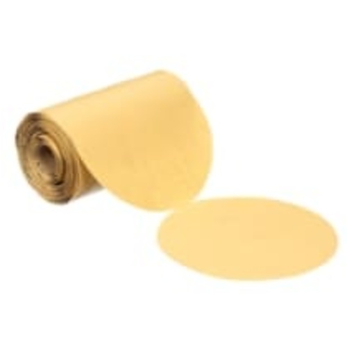 3M™ Stikit™ Gold Paper Disc Roll 216U, P180 A-weight, 6 in x NH, Die
600Z, 175 Discs/Roll, 6 Rolls/Case