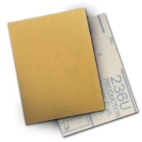 3M Hookit Paper Sheet 236U P120 C-weight 3″ × 4″