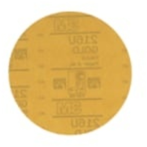 3M™ Hookit™ Gold Disc 216U 00975, 6 in, P320, 100 Discs/Carton, 4 Cartons/Case