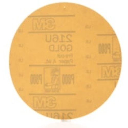 3M™ Hookit™ Gold Disc 216U 00922, 6 in, P800, 50 Discs/Carton, 4 Cartons/Case