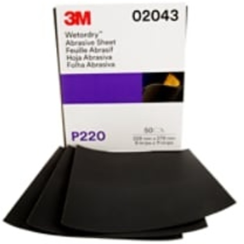 9X11 P220 WET/DRY SHEET