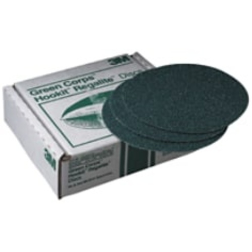 3M™ Green Corps™ Hookit™ Disc, 00516, 6 in, 36, 25 discs per carton, 5
cartons per case