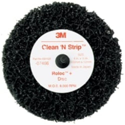 Scotch-Brite Roloc + Clean and Strip Disc 7466 4″ × 1/2″ S XCS