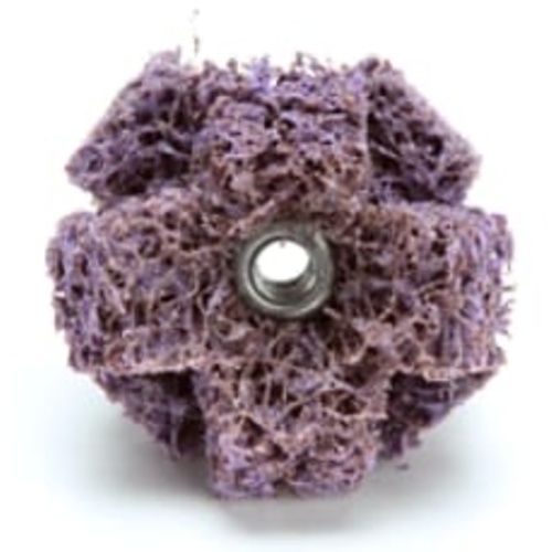 ‎Scotch-Brite Cross Buff 1″ × 3/8″ × 2 PLY × 8-32 High Strength A MED
