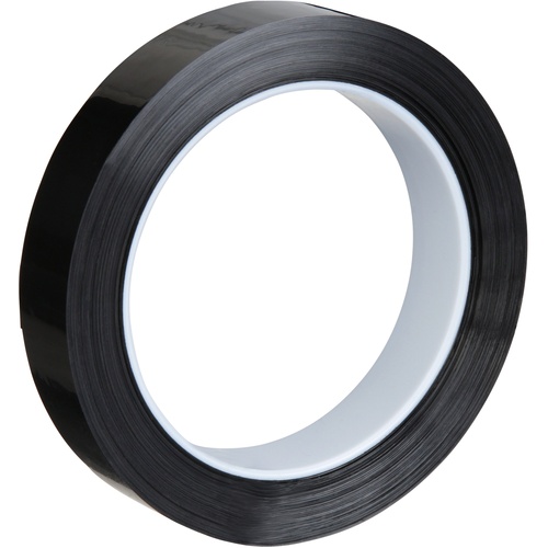 3M Polyester Film Tape 850 Black 1/2″ × 72 yd 1.9 mil