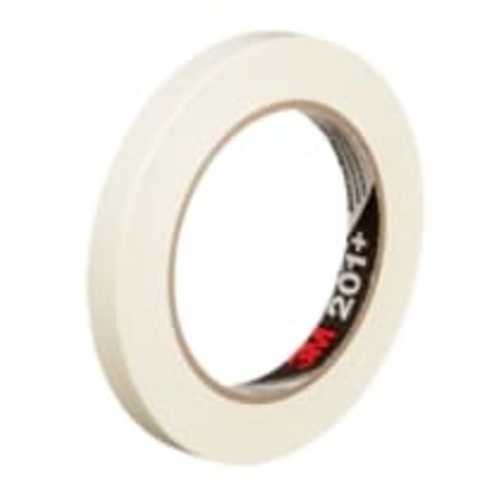 3M General Use Masking Tape 201+ Tan 12 mm × 55 m 4.4 mil