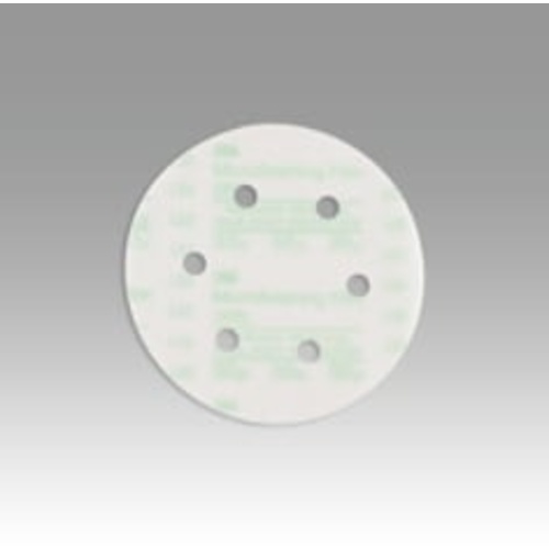 3M™ Microfinishing PSA Film Disc 268L, 30 Mic, Type D, Green, 6 in x NH,
D/F 6HL, Die 600HZ, 25 per inner, 500 per case