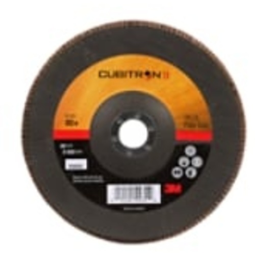 3M Cubitron II Flap Disc 967A 80+ T29 7″ × 7/8″ Giant