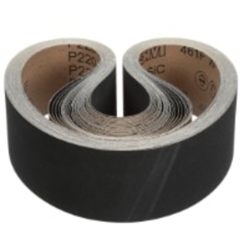 3M Cloth Belt 461F P220 XF-weight 4″ × 118″ Sine-lok Single-flex