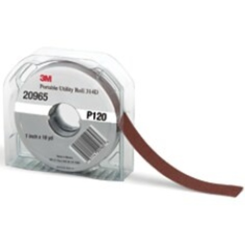 3M Portable Utility Cloth Roll 314D P80 J-weight 1″ × 12 yd