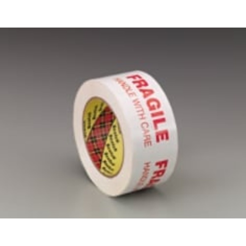 Scotch Printed Message Box Sealing Tape 3772 White 48 mm × 100 m