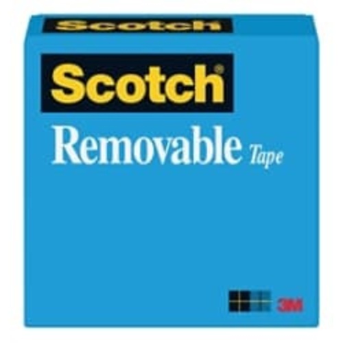 Scotch Removable Tape 811 1/2″ × 1296″ Boxed