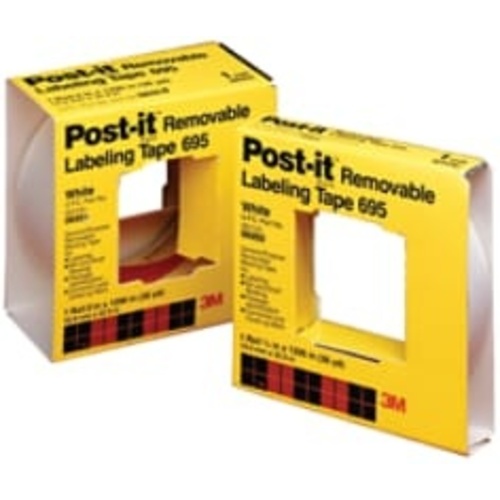 Post-it Labeling Tape 695 2″ × 36 yds White