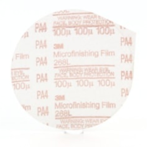 3M™ Microfinishing PSA Film Disc 268L, 100 Mic, Type D, Black, 5 in x
NH, Die 500X, 500 per case