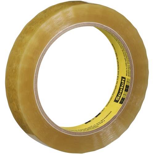 Scotch Light Duty Packaging Tape 681 Clear Moisture Chemical Resistant 3/8″ × 72 yd