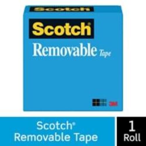 Scotch Removable Tape 811 1″ × 2592″ Boxed