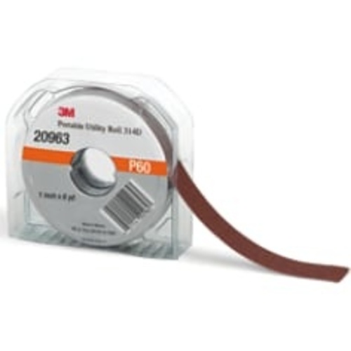 3M Portable Utility Cloth Roll 314D P60 X-weight 1″ × 8 yd
