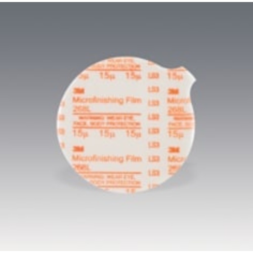 3M™ Microfinishing PSA Film Disc 268L, 15 Mic, Type D, Orange, 12 in x
NH, Die 1200B, 25 per inner, 100 per case