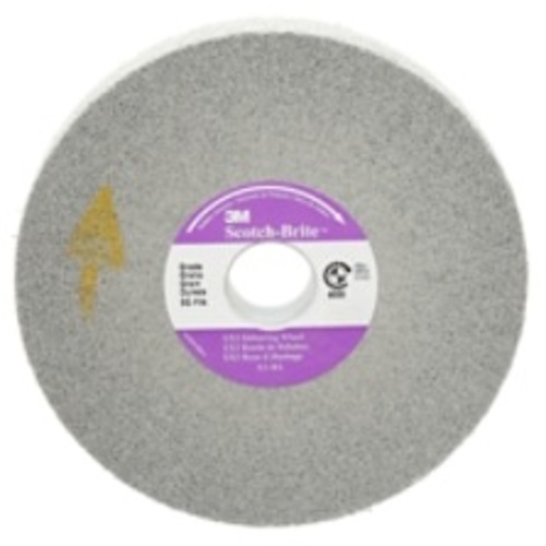 Scotch-Brite EX3 Deburring Wheel X3-WL 8S Medium 6″ × 1/4″ × 1″