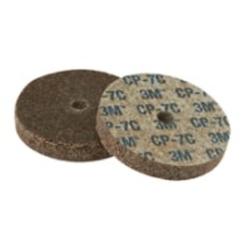 Scotch-Brite Cut and Polish Unitized Wheel CP-UW 7A Coarse 3″ × 1/8″ × 3/8″
