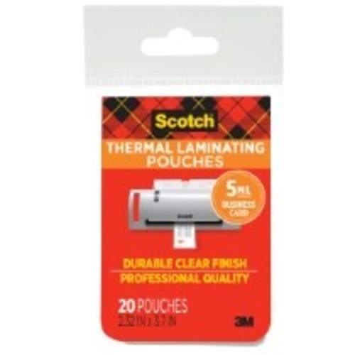 ‎Scotch Thermal Pouches TP5851-20 Business Card