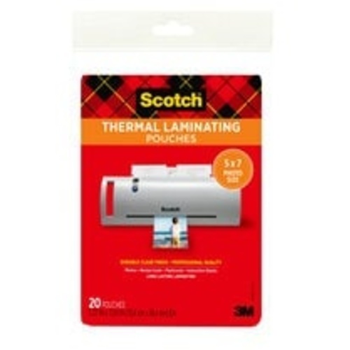 ‎Scotch Thermal Pouches TP5903-20 for items up to 5.27″ × 7.24 in