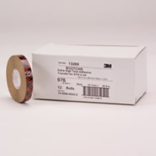 Scotch ATG Adhesive Transfer Tape 976 Clear 1/4″ × 60 yd 2 mil