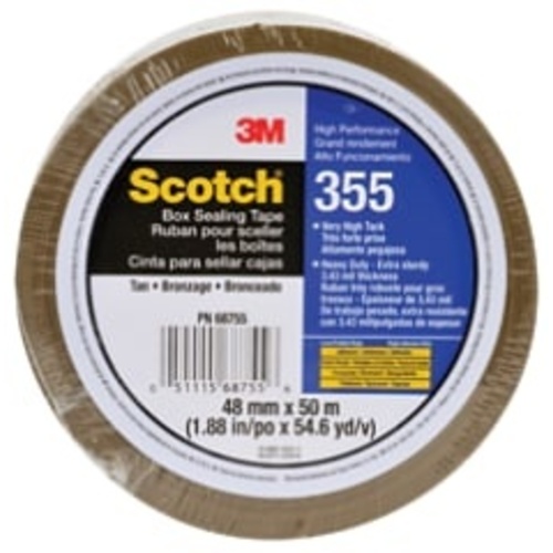 Scotch Box Sealing Tape 355 Tan 48 mm × 50 m