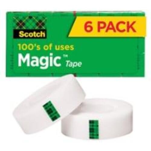 ‎Scotch Magic Transparent Tape 810-6PK 3/4″ × 1296″ × 0″