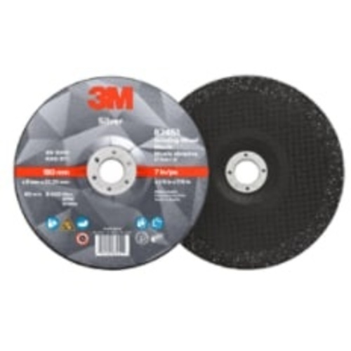 3M Silver Depressed Center Grinding Wheel 87451 T27 7″ × 1/4″ × 7/8″