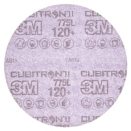 ‎3M™ Cubitron™ II Hookit™ Film Disc 775L, 120+, 11-1/4 in x NH, Die 1125E