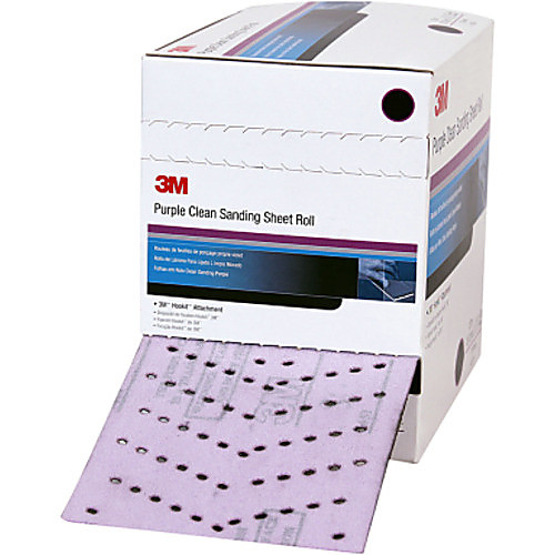 3M Hookit Purple Clean Sanding Roll 334U 30725 115MM × 12M P600 3
 rolls per case