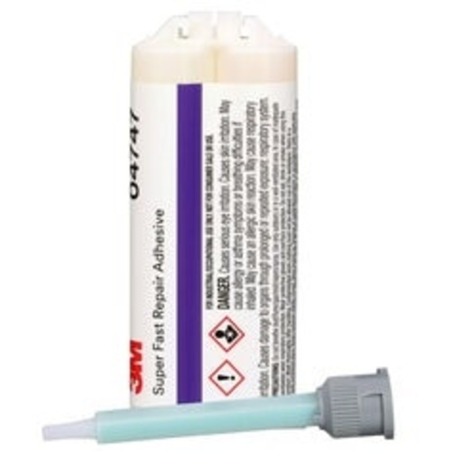 3M Super-Fast Repair Adhesive 04747 Amber 47.3 mL Cartridge
