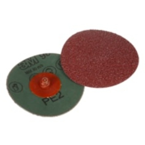 3M™ Cubitron™ II Roloc™ Fibre Disc 982C, 60+, TR, Red, 4 in, Die R400BB, 25 per inner, 100 per case