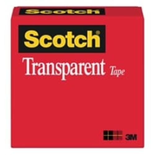 Scotch Transparent Tape 600 1/2″ × 2592″ (12 7 × 65 8 m)
