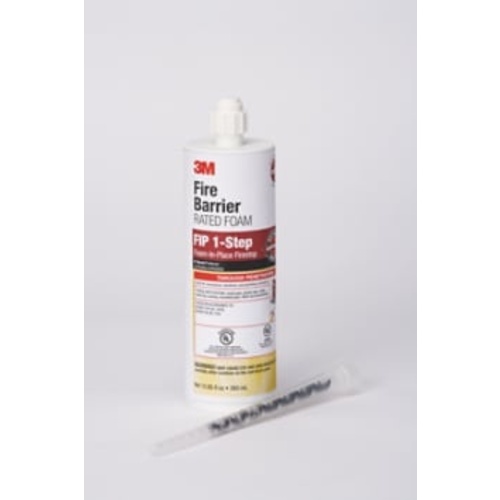 3M Fire Barrier Rated Foam FIP 1-Step Maroon 12.85 fl oz Cartridge