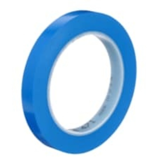 3M Vinyl Tape 471 Blue 1/2″ × 36 yd 5.2 mil 
PN36408 Individually Wrapped Conveniently Packaged